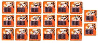 Cartridges Gillette 7 O'Clock PII 5 Count 100 Razor Blades Pack Of 20 Free Ship • £109.19