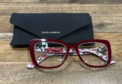 Authentic  Dolce&Gabbana Glasses Limited Edition Floral Design Comes W/Case • $189