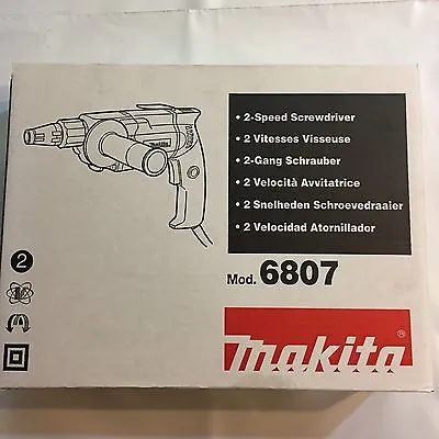 Makita 6807 Drywall Screwdriver Dual Speed Multi Purpose Screw Gun Brand New • $59