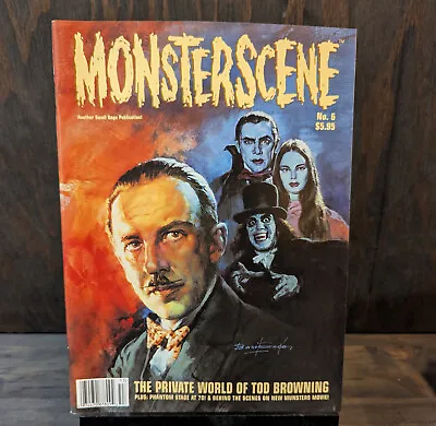 Monsterscene Magazine Issue 6 Tod Browning Cover Horror • $7