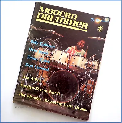 MODERN DRUMMER - Aug Sept 1979 - BILLY COBHAM + Elvin Jones & Jimmy Cobb • $12.98