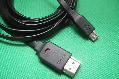 3M USB Micro B Male To HDMI A Plug Cable –Samsung Phone/Tablet To TV Full HD MHL • £5.98