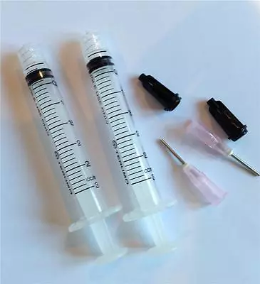 3cc 3ml Syringe 18 Gauge Needle Tips Glue Rhinestone Adhesive Crystals Flatbacks • $6.25