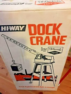 Triang Hiway Dock Crane Very Rare Vintage Toy In Original Box Very Rare • $242.69