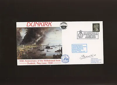 £4.99 • Buy 1990 Operation Dynamo Cover Signed Commander Stanley A Nettle RNVR - Beachmaster