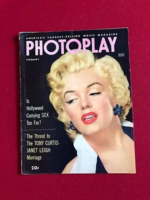1953 Marilyn Monroe  PHOTOPLAY  Magazine (No Label) Scarce  • $75