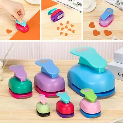 DIY Cards Making Heart-shaped Hole Punch Embossing Paper Shaper Cutter • £5.85