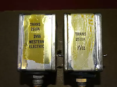 Pair Western Electric 2510A TRANS Transformers Good • $9.99