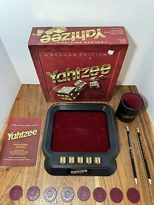 1997 Milton Bradley Deluxe Edition YAHTZEE Dice Game Original READ DESCRIPTION • $19.99