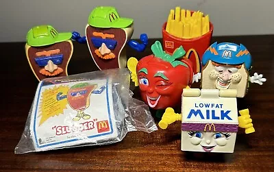7 McDonald's Happy Meal FOOD Toys Fundamentals & Food Foolers Transformers • $6