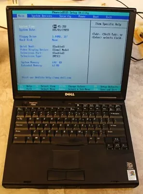 Dell Inspiron 7000 For Parts Posted Bios No HDD 64MB Ram Pentium II@300MHz • $102.22