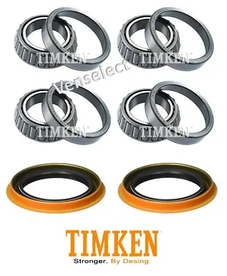 Timken Wheel Bearing And Seal Kit Ford F150 F100  4x4 Dana 44 Front • $106.89
