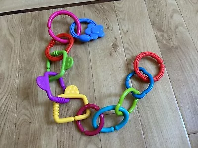 11 X Fisher Price ELC Bright Starts Links Rattles Teether Rings • £3.50