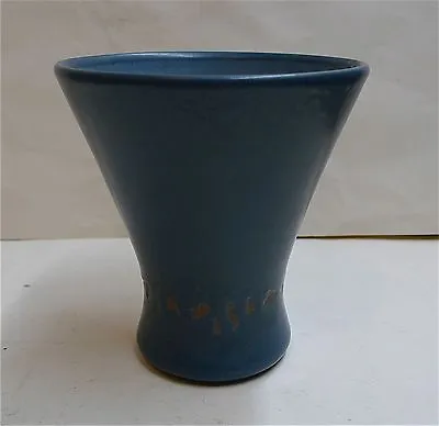 Marblehead Vintage Matte Blue Vase • $750