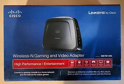 ***Linksys By Cisco WET610N Dual-Band Wireless Gaming/Video Adapter*** • $19.59