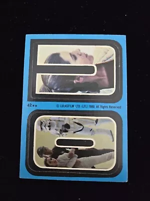 1980 Topps Star Wars Empire Strikes Back Series Sticker 42 • $4.25