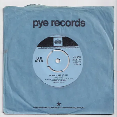 (nZ342) Labi Siffre Watch Me - 1972 - 7  Vinyl • £2.99
