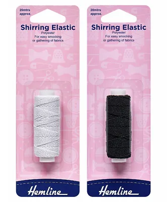 £2.45 • Buy Hemline Shirring Elastic: 20m X 0.75mm