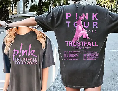 P!nk Trustfall Tour 2023 T-Shirt Music Concert • $18.04