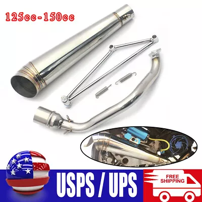 Motorcycle Exhaust Muffler Pipe For Honda Ruckus Zoomer GY6 125cc-150cc US • $57.94