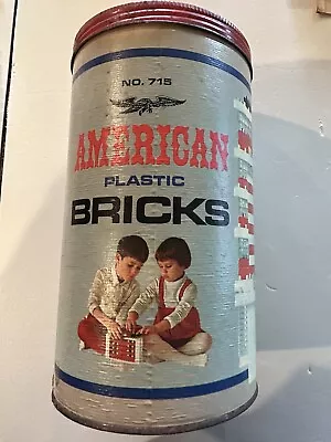 Vintage American Plastic Bricks #715 Halsam 1960s Complete + Some • $13.99