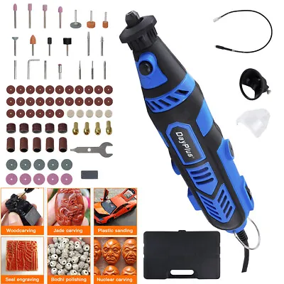 £31.22 • Buy 135W Rotary Multi Tool Grinder 80pc Accessory Set Variable Speed Dremel Type