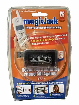 New-Magic Jack USB PC Landline Phone Long Distance Calling Device • $19.59