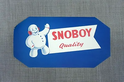 Vintage Snoboy Fruit Crate Label**hard To Find Version**original**nice** • $14.95