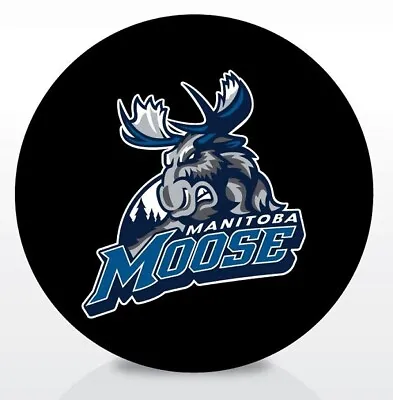 AHL TEAM LOGO Style MANITOBA MOOSE 2015-2019 PUCK NEW TEAM JETS - #DL_#LAST1 • $9.95