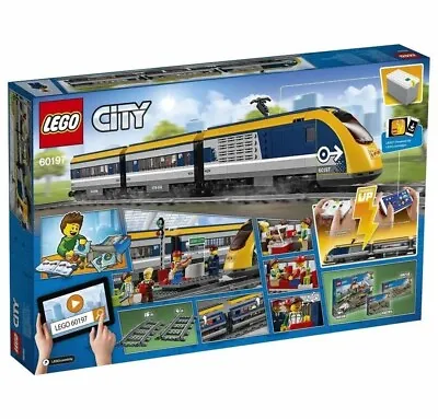 Lego City Passenger Train 60197 Sealed Brand New Retired  • $399