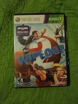 Wipeout 2 Xbox 360 Kids Kinect Game ABC Family TV Game Show~Complete~Good • $9.40