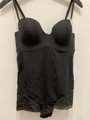 Marks & Spencer Black All In One Underwired Shaping Bodysuit Size 34C • £13