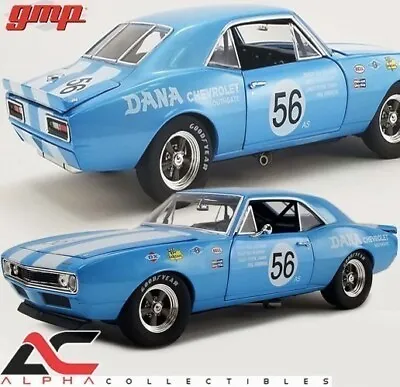 Gmp 18972 1:18 1967 Chevrolet Camaro Z/28 Trans Am #56 Dana Chevy • $109.95