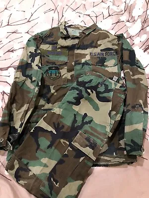 US Air Force Academy Full Top And Bottom Shirt & Pants Combat Camo Fatigues • $65