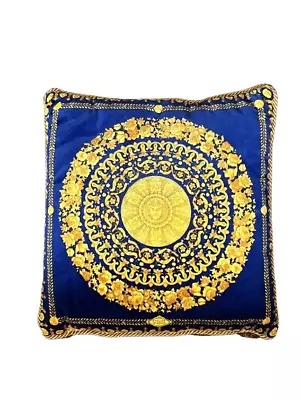 Versace Pillow Cushion Medusa Silk Auth 31✖️31cm Small • $480