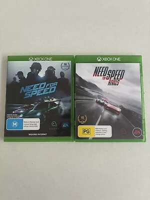 Need For Speed (2015) And Need For Speed Rivals Xbox One/Series X+S Bundle PAL • $29.95