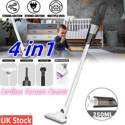 4 IN 1 Cordless Vacuum Cleaner Hoover Upright Lightweight Handheld Bagless Vac • £21.99