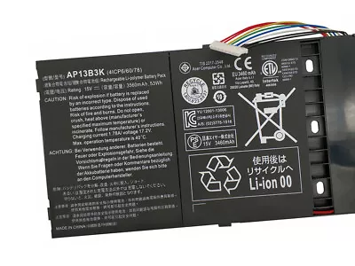 Genuine Battery For Acer Aspire V5-572P V5-573G V5-573P R7-571 AP13B3K AP13B8K • $45.98