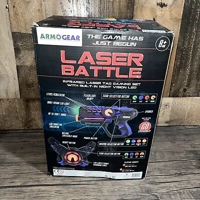 NIB ArmoGear Laser Tag Battle Game Set Of 4 With Vests • $55