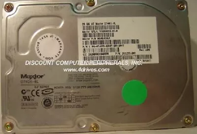 20GB 3.5  IDE 40PIN 6L020J1 7200 RPM Maxtor Hard Drive Our Drives Work • $22.95