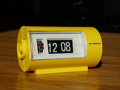 Vintage Copal Flip Alarm Clock Sunbeam Excellent • $158