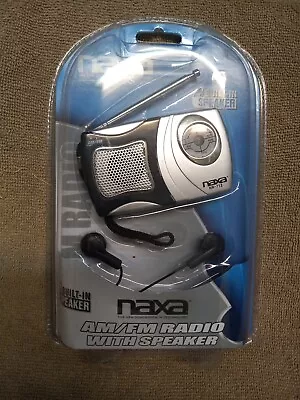 Naxa AM/FM Portable Mini Pocket Radio With Built In Speaker New Sealed NR-712 • $11.65