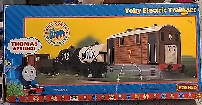 Hornby - Thomas And Friends Toby Electric Train Set - R9044 W/ Sound + TrakMat • £80