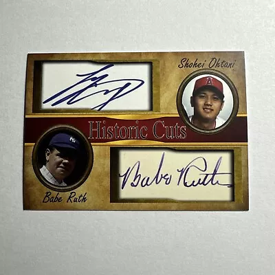 Babe Ruth & Shohei Ohtani - *Facsimile Autograph* Amazing! • $6.99