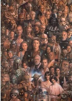 $12 • Buy 2008 Star Wars Poster Saga Character By Japanese Artist Tsuneo Sanda Lucasfilm