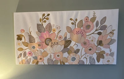 $70 • Buy Pastel Flower Canvas