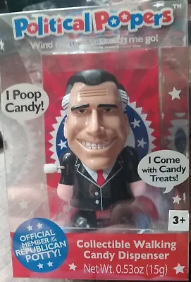 Mitt Romney Political Pooper Wind Him Up Dispenses Candy • $8.69