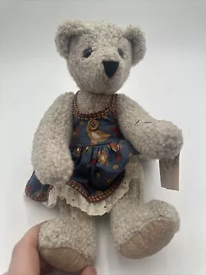 Vintage Vermont Teddy Bear Company 9  Non Jointed USA 1995-Rare-Free Shipping. • $29.99