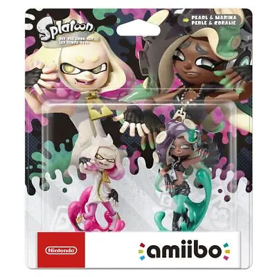 Nintendo Off The Hook Pearl And Marina Inkling Girls Double Pack Amiibo (Splatoo • $58.95