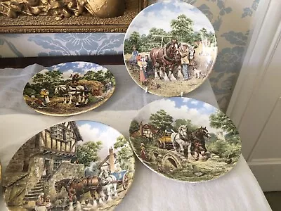 4 X Wedgwood Life On The Farm Collector Limited Edition Plates • £7